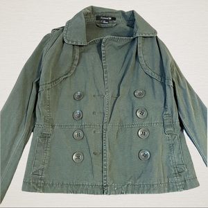 Green Cargo Jacket | F21